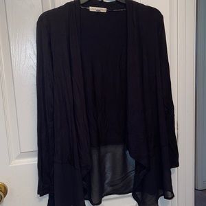 Black flowy cardigan